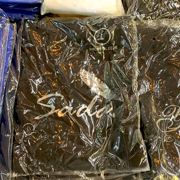 SADA Black Short Sleeve Shirt Large - Picture 1 of 2